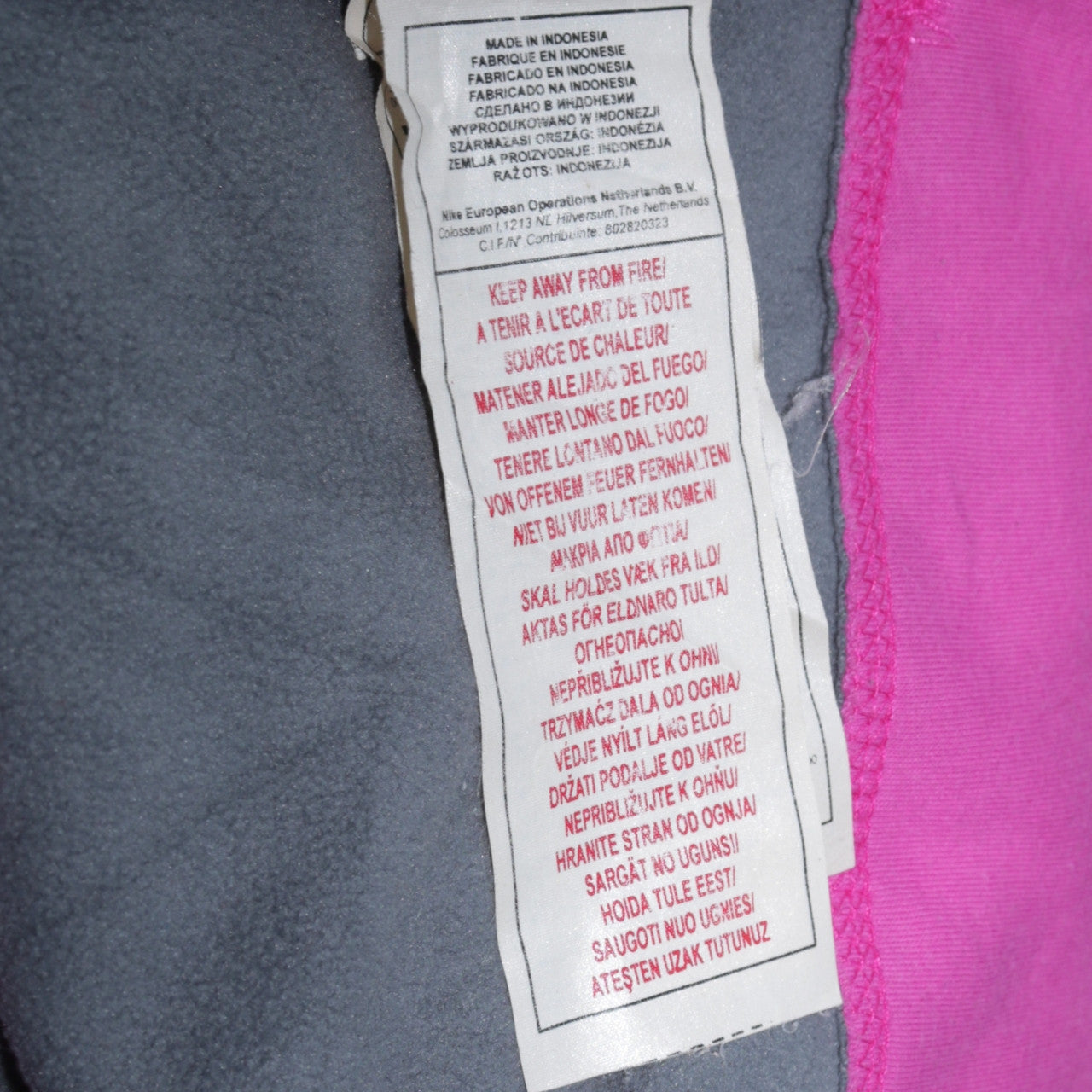 Nike Women’s Pink 1/2 Zip High Neck Sweatshirt XL Relaxed Fit
