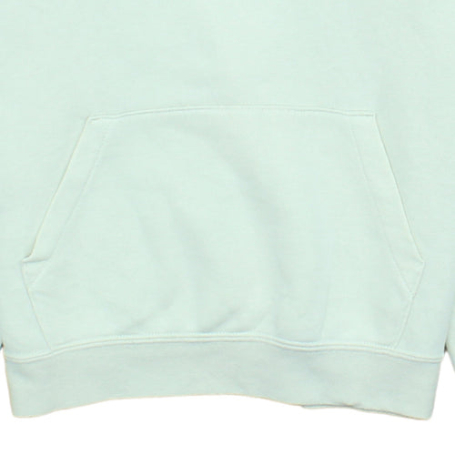 Nike Womens Beige Pullover Hoodie XS Cotton Blend Logo Sportswear