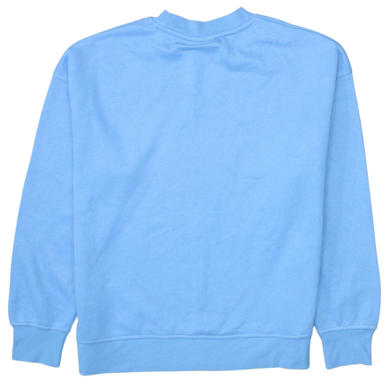 Disney Women Blue Stitch Sweatshirt Small Crew Neck Pullover