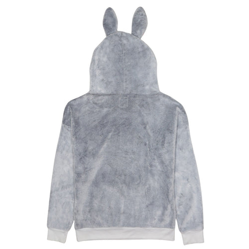 Disney Women Grey Thumper Fleece Hooded Jumper Size 10-12