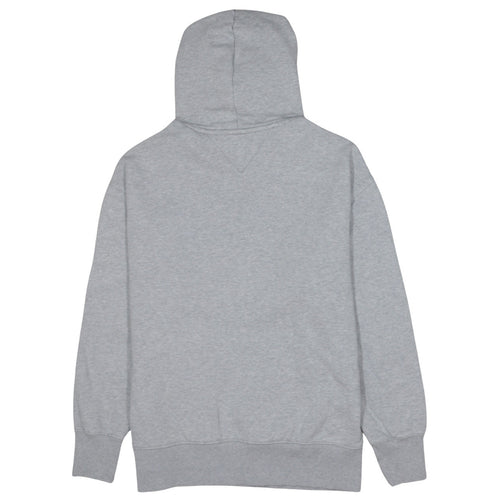 Tommy Jeans Men's Grey Pullover Hoodie L Embroidered Logo