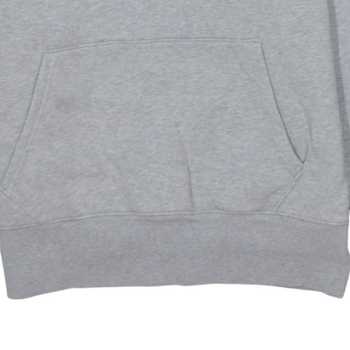 Tommy Jeans Men's Grey Pullover Hoodie L Embroidered Logo