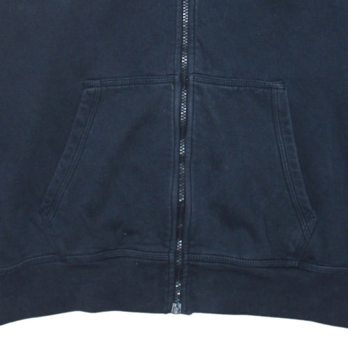Nike Mens Black Full Zip Hoodie L Fleece Sports Sweatshirt
