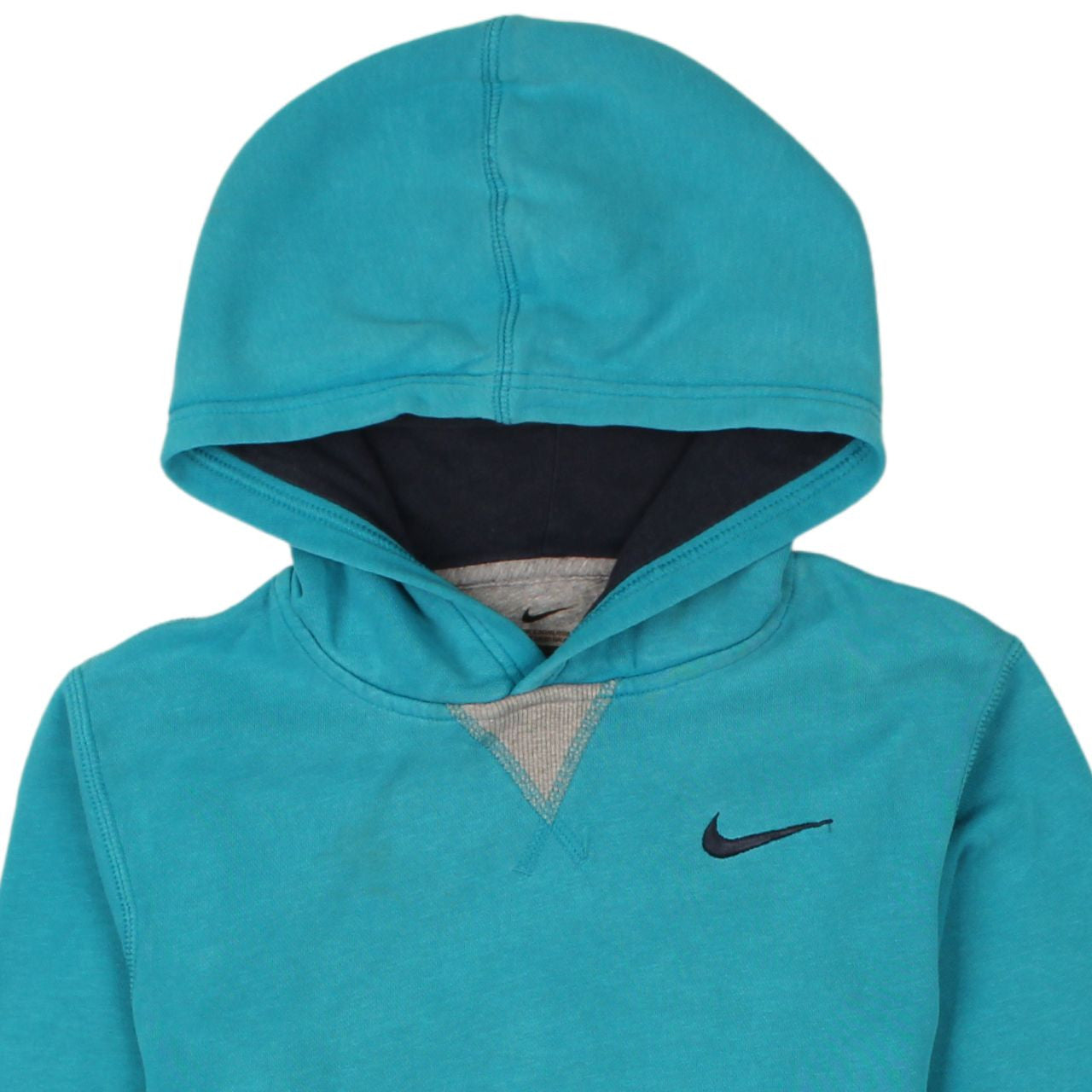 Nike Boys Blue Pullover Hoodie M 10-12 Years Cotton Blend