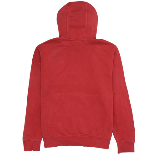 Nike Men’s Red Pullover Hoodie M Regular Fit Fleece Sweatshirt