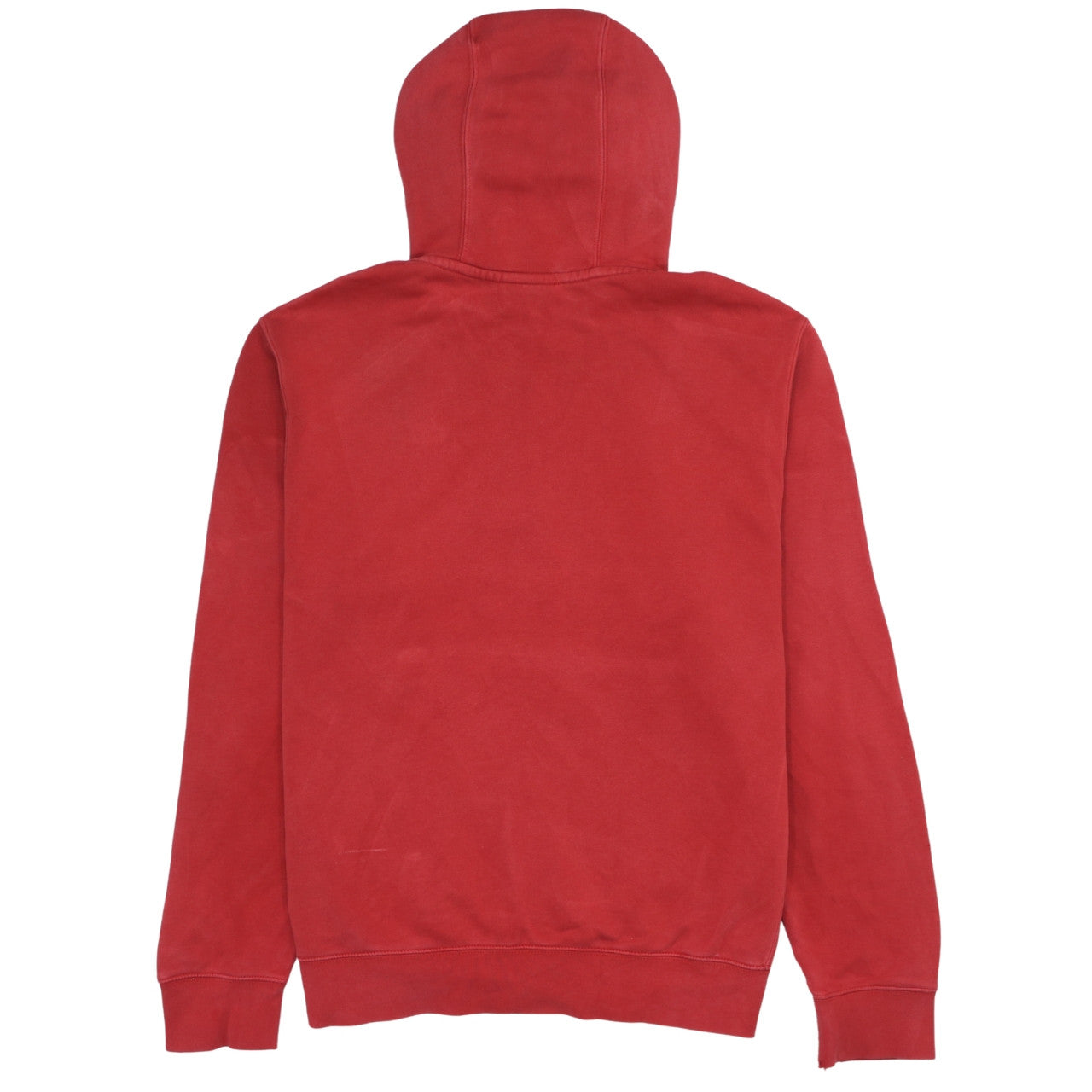 Nike Men’s Red Pullover Hoodie M Regular Fit Fleece Sweatshirt