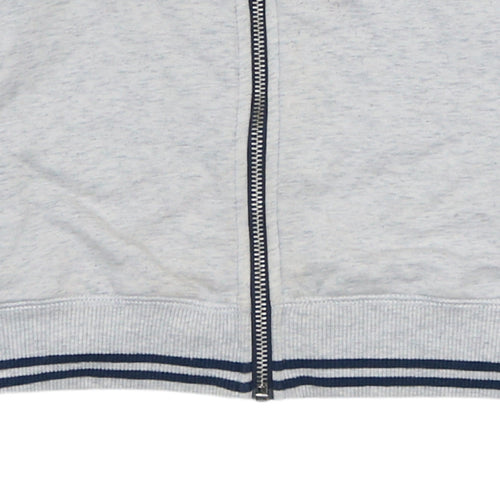 Tommy Hilfiger Womens Grey Full Zip Sweatshirt Size S Casual