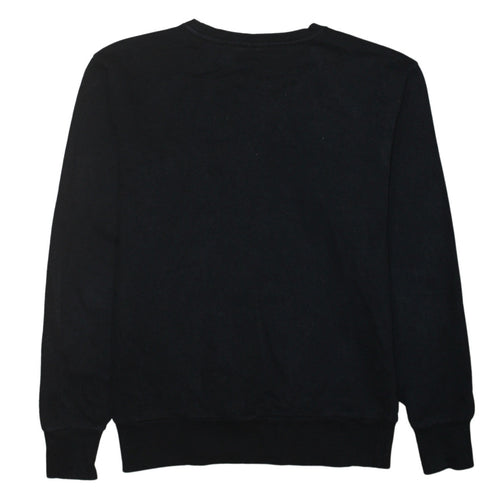Ellesse Mens Black Pullover Sweatshirt M Regular Fit Logo Jumper