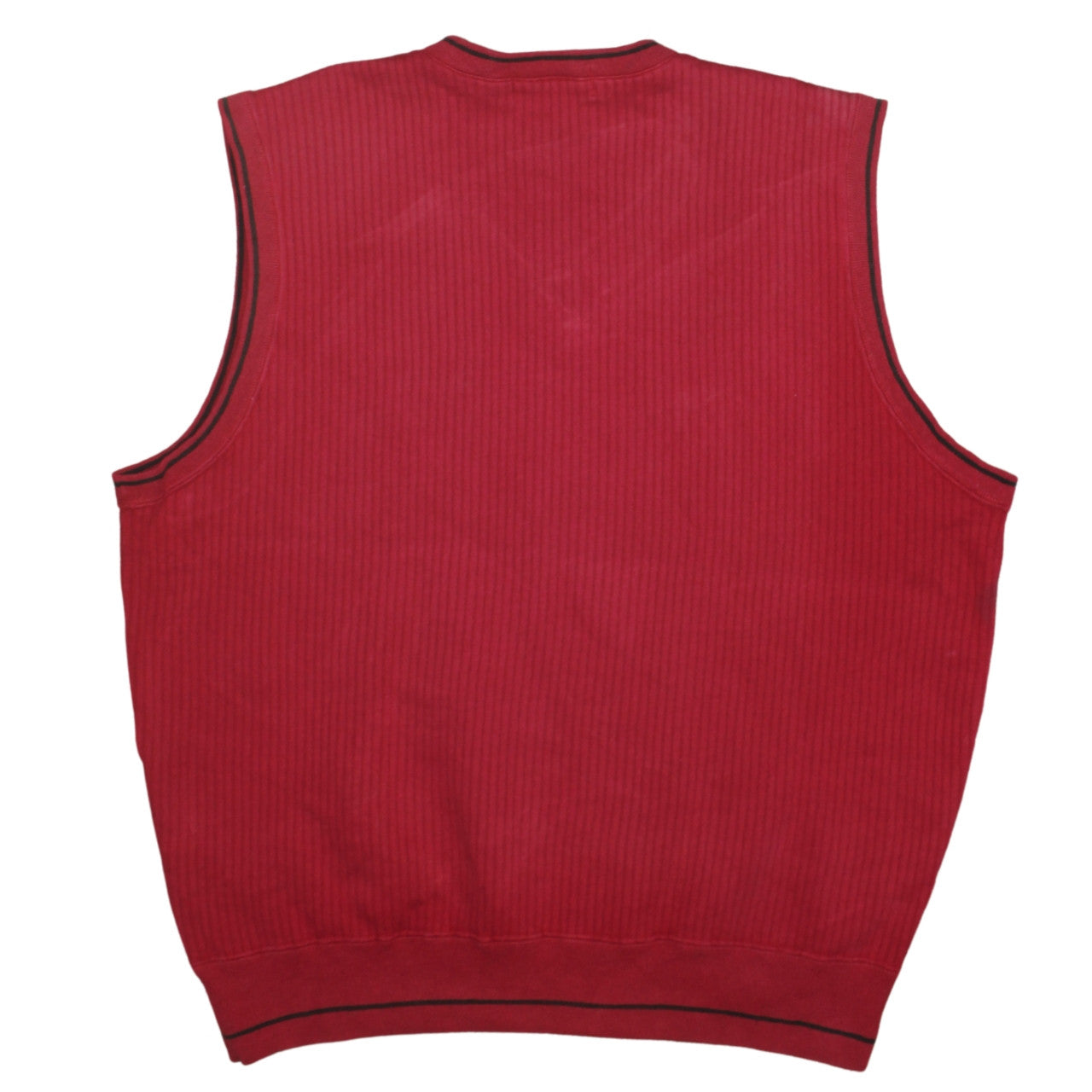 Polo Ralph Lauren Men's Red Cotton Knit Golf Vest M Classic Fit
