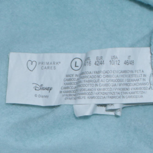 Disney Primark Women Blue Stitch Pullover Sweatshirt L