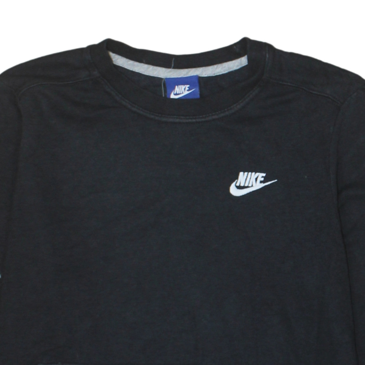Nike Women’s Black Small Pullover Sweatshirt with Logo Pocket