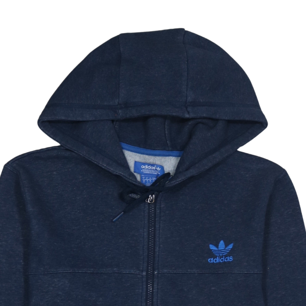 Adidas Men’s Blue Full Zip Hoodie S Hooded Sweatshirt