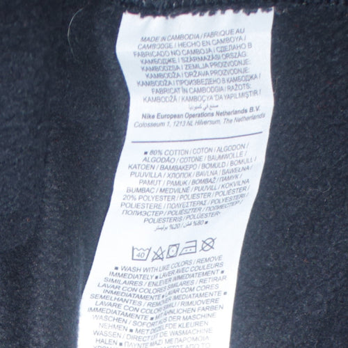 Nike Men's Black Small Pullover Crew Neck Sweatshirt