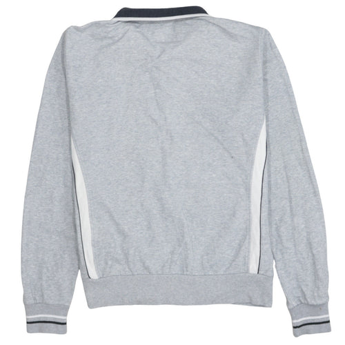 Champion Women's Grey Full Zip Hoodie L Sportswear Sweatshirt