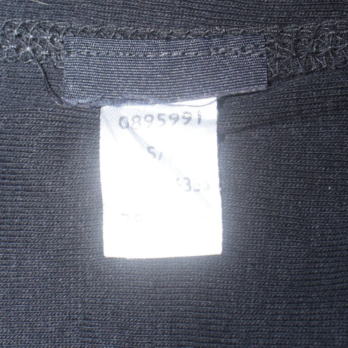 Hilfiger Denim Men's Black Long Sleeve Crew Neck Cotton T-Shirt M