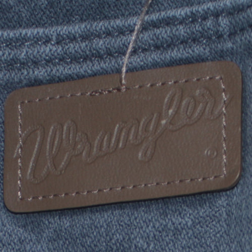 Wrangler Men's Blue Denim Straight Jeans 36x32 Regular Fit