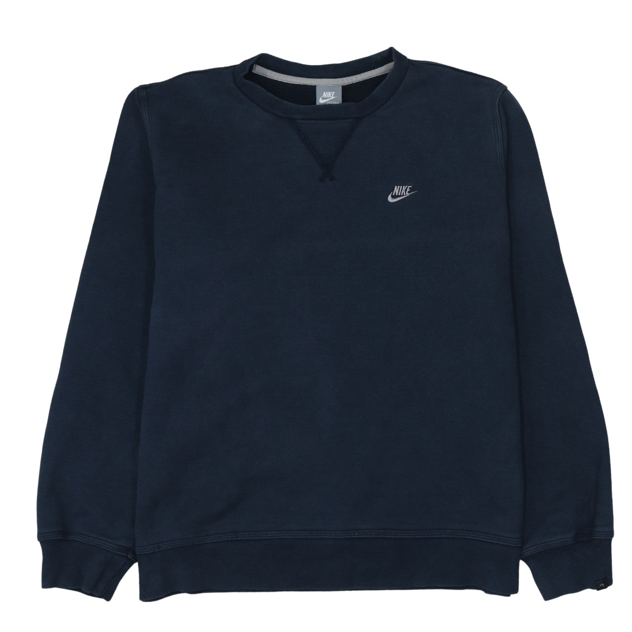 Nike Mens Blue Crew Neck Pullover Sweatshirt L
