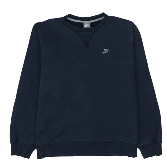 Nike Mens Blue Crew Neck Pullover Sweatshirt L