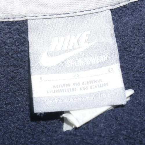 Nike Mens Blue Crew Neck Pullover Sweatshirt L