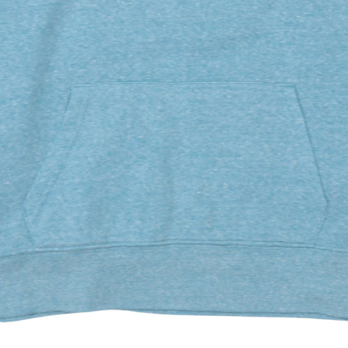 GAP Women’s Blue Pullover Hoodie Small Cotton Blend Logo Jumper