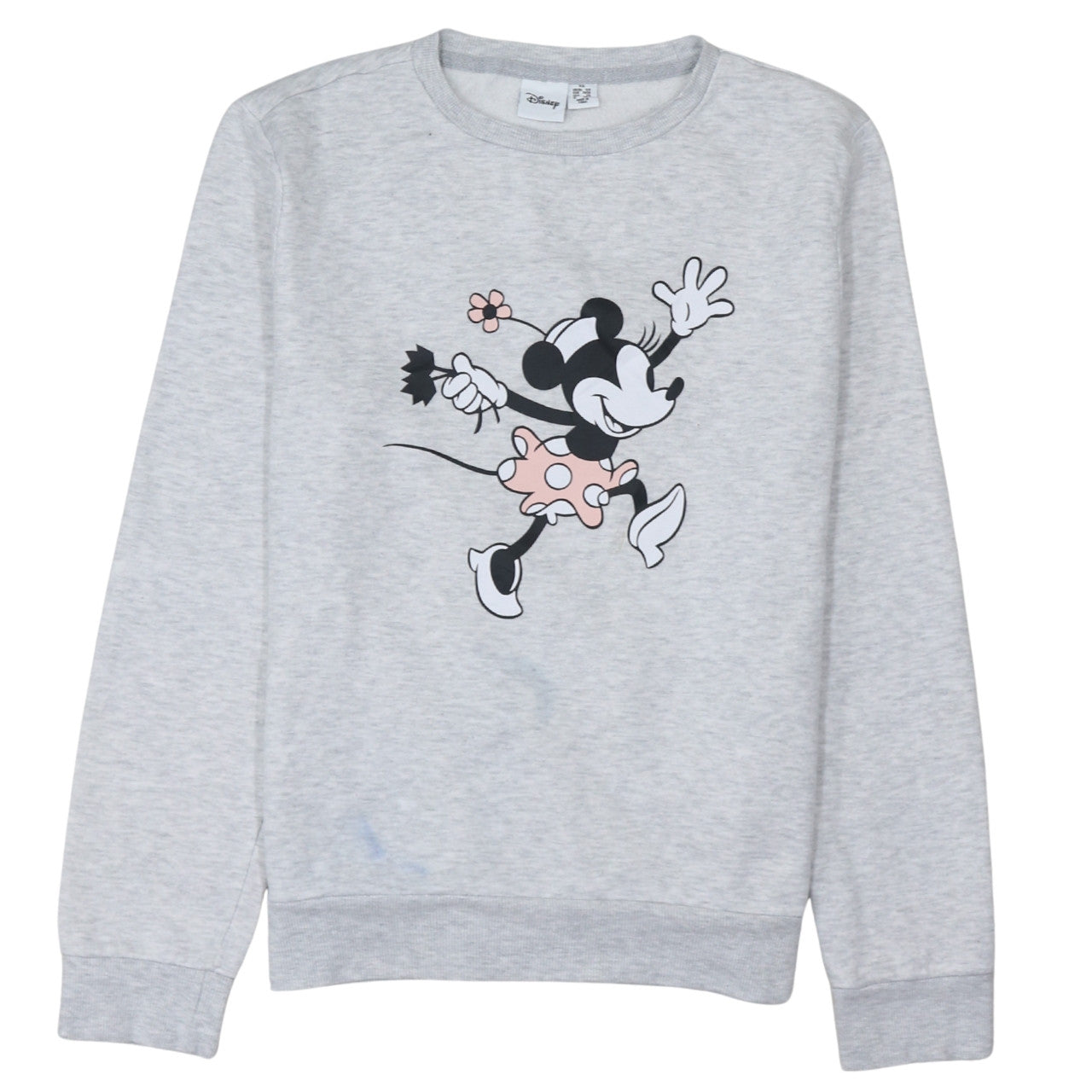 Disney Women’s Grey Minnie Mouse XS Pullover Sweatshirt