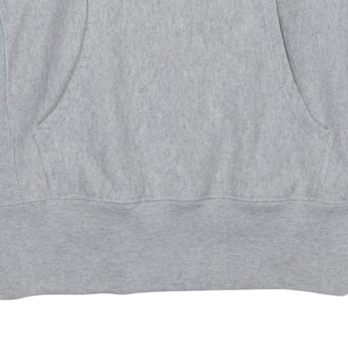 Champion Men's Grey Reverse Weave Pullover Hoodie Large