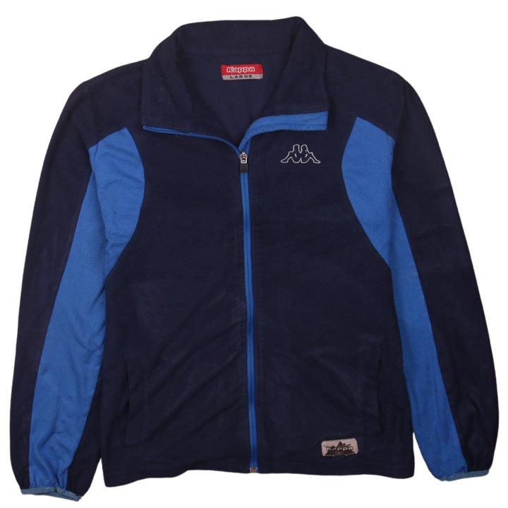 Kappa Women's Navy Blue Full Zip Sweatshirt Large Sports Casual