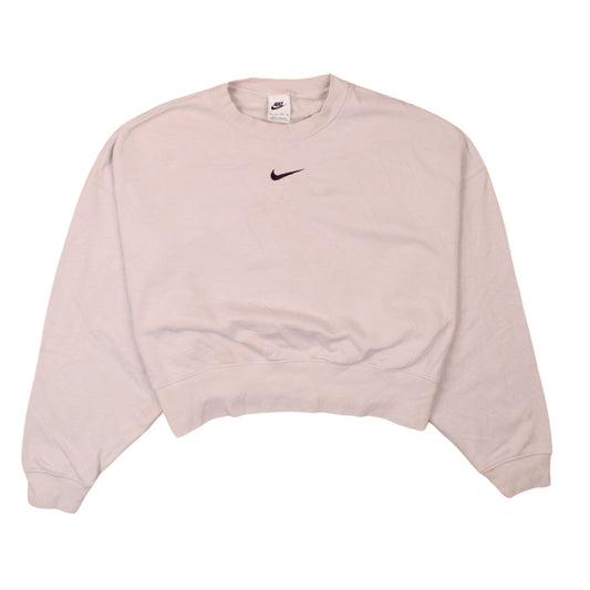 Nike Women’s Ivory XS Crew Neck Pullover Sweatshirt