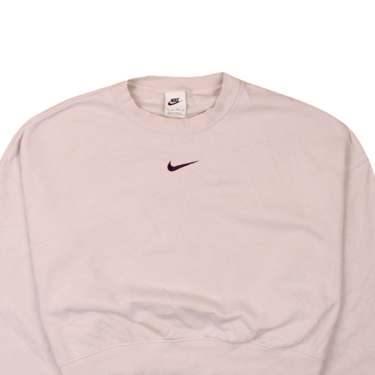 Nike Women’s Ivory XS Crew Neck Pullover Sweatshirt
