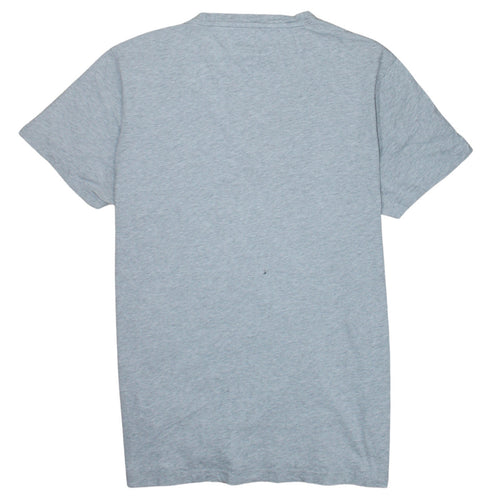 Tommy Hilfiger Men's Grey V-Neck Cotton T-Shirt XL