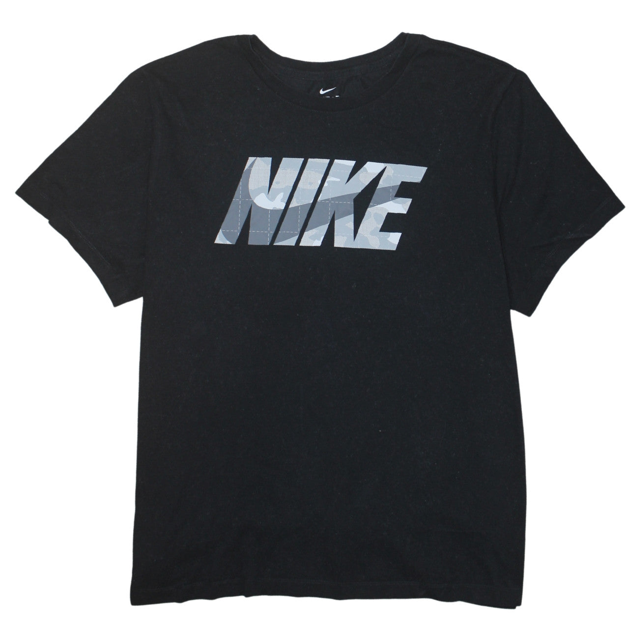 Nike Men's Black 2XL Dri-Fit Logo Sports T-Shirt