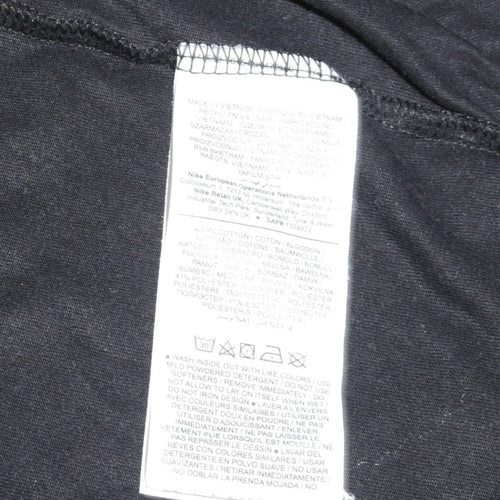 Nike Men's Black 2XL Dri-Fit Logo Sports T-Shirt