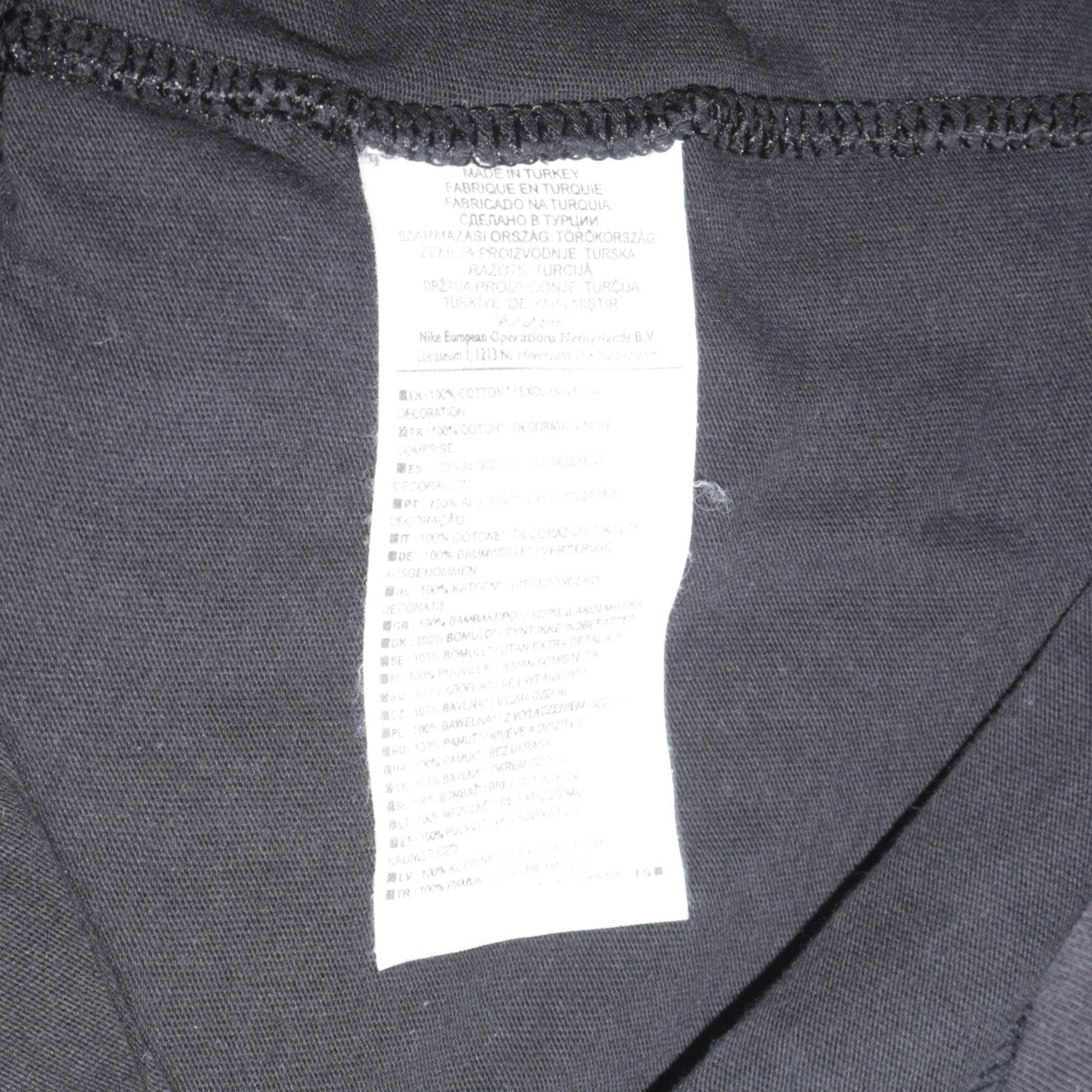 Nike Men's Black Air Max Slim Fit Graphic T-Shirt Size L