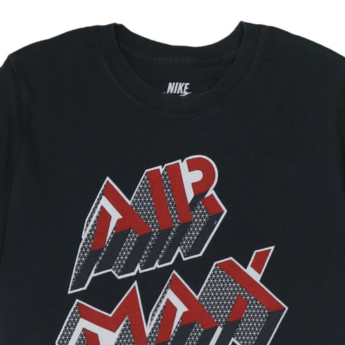 Nike Men's Black Air Max Slim Fit Graphic T-Shirt Size L
