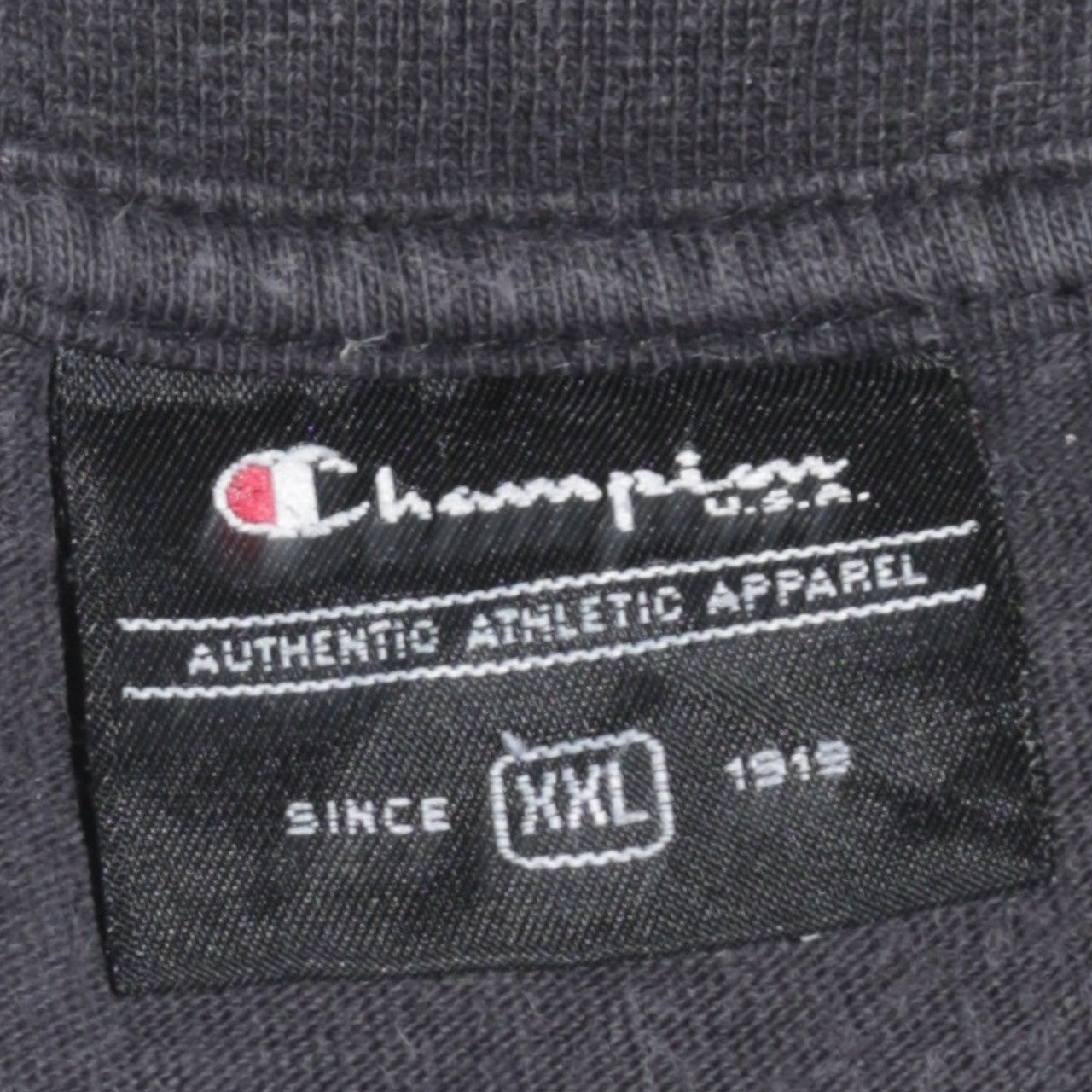 Champion Men's Black 2XL Authentic Athletic T-Shirt