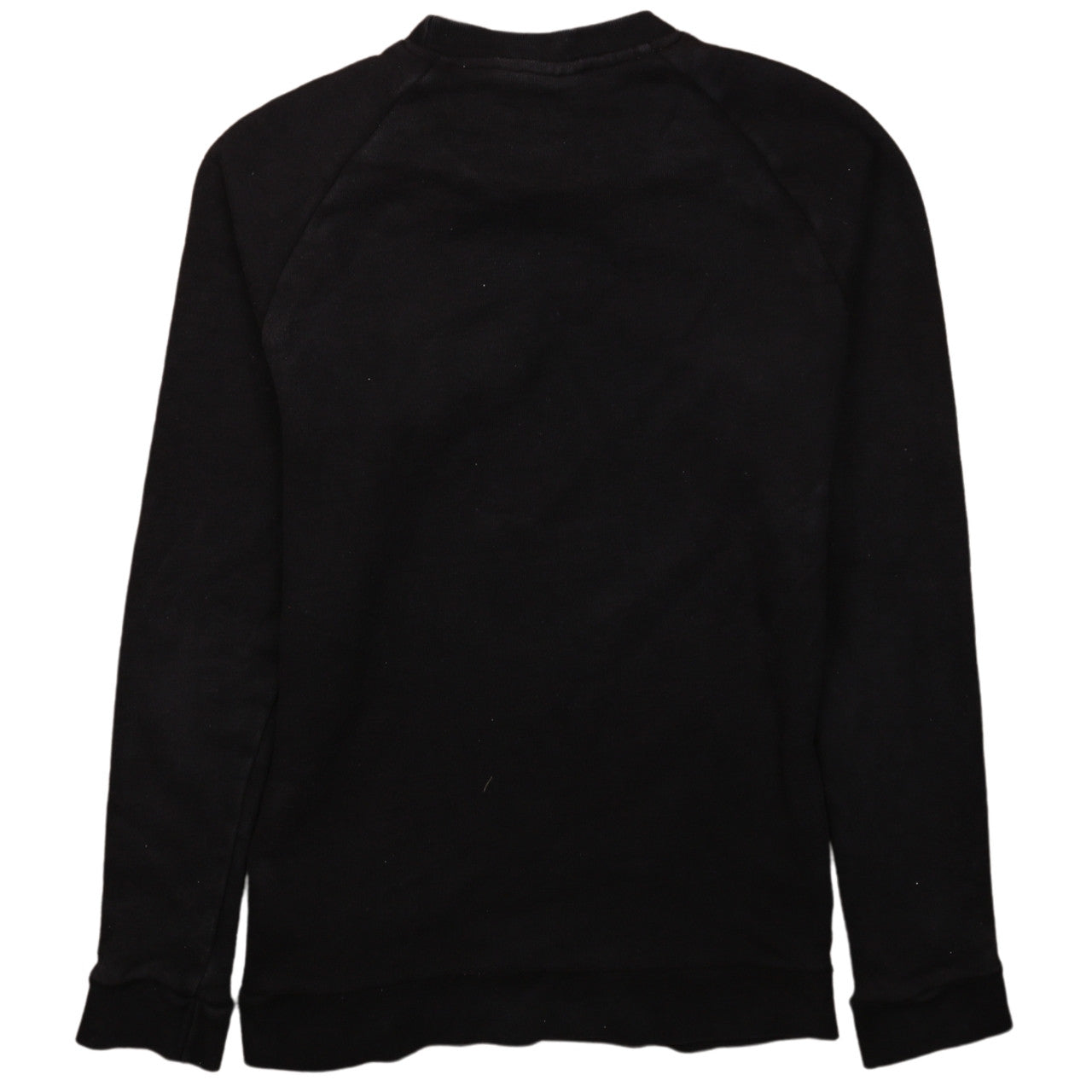 Adidas Mens Black XS Crew Neck Pullover Sweatshirt Cotton Blend