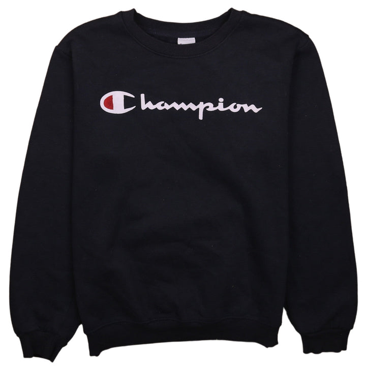 Champion Women's Black Large Crew Neck Pullover Sweatshirt