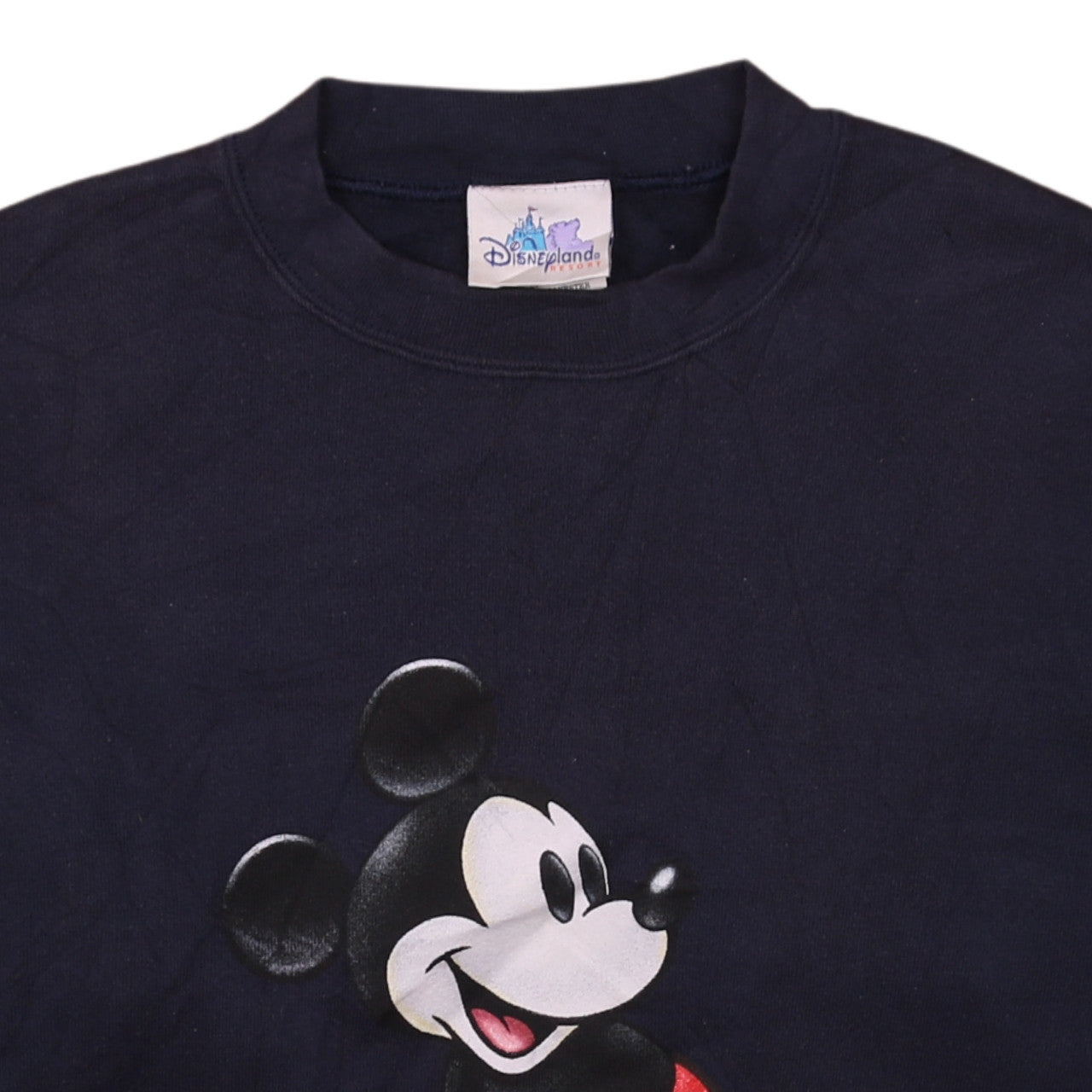 Disneyland Resort Men's Blue Mickey Mouse Pullover Sweatshirt Small