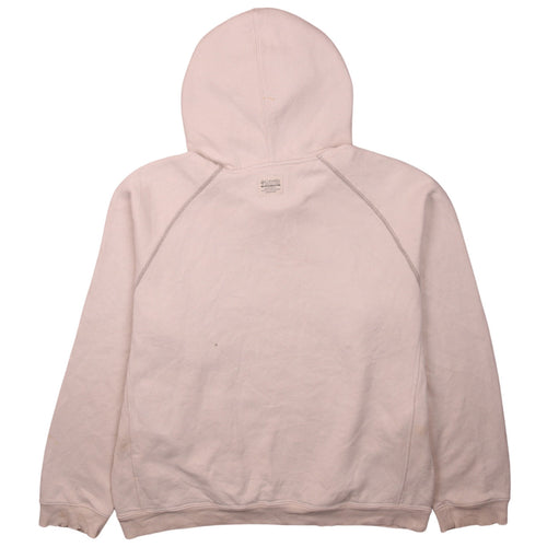 Columbia Men's Beige Pullover Hoodie M Fleece Outdoor Sweatshirt