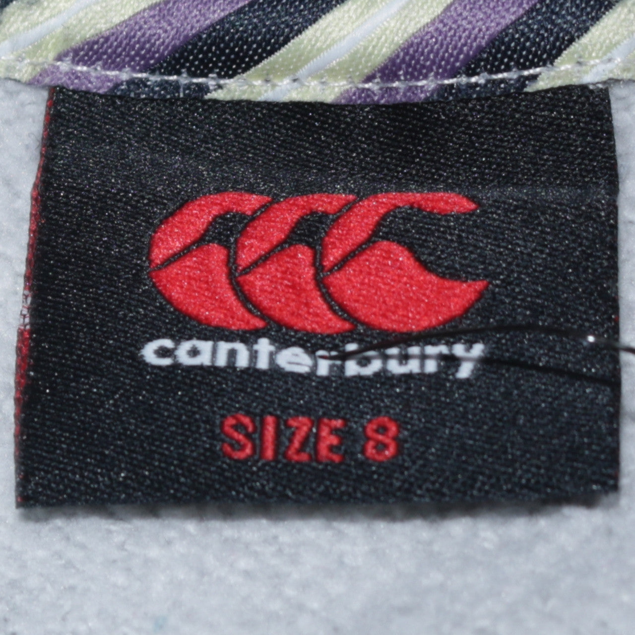 Canterbury Womens Grey Size 8 Pullover Hoodie with Logo Print