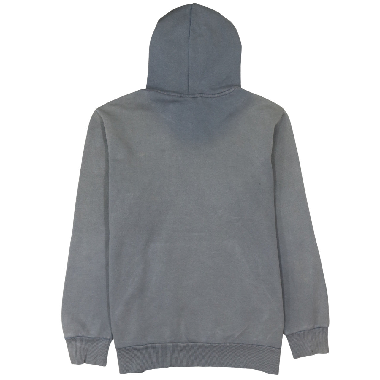 Reebok Men's Grey Pullover Hoodie L Sports Logo Fleece Sweatshirt