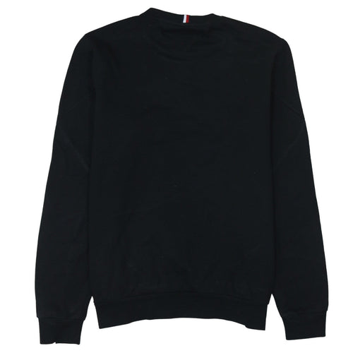Tommy Hilfiger Men's Black 2XL Crew Neck Logo Sweatshirt