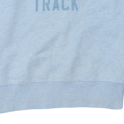 Carhartt Men's Blue Graphic Crew Neck Sweatshirt Size S