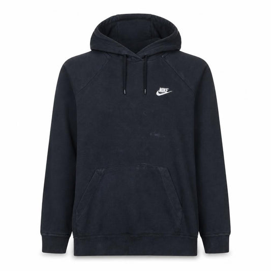 Front view of Nike Women's Black Large Pullover Hoodie Sweatshirt