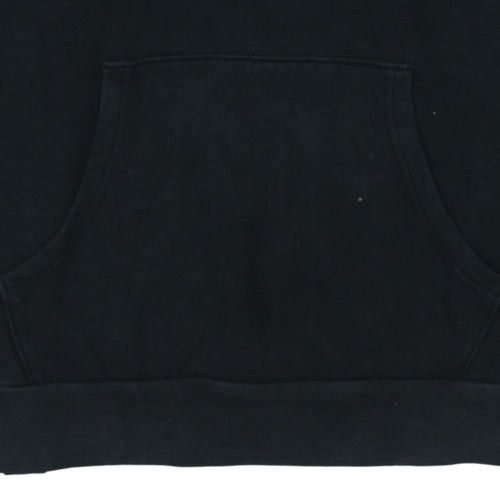 Emporio Armani EA7 Men's Black Medium Pullover Hoodie Sweatshirt