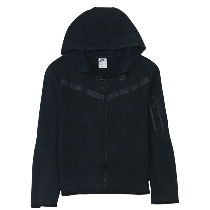 Nike Boys Black Full Zip Hoodie XL 158-170cm Hooded Sweatshirt