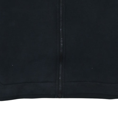 Nike Boys Black Full Zip Hoodie XL 158-170cm Hooded Sweatshirt