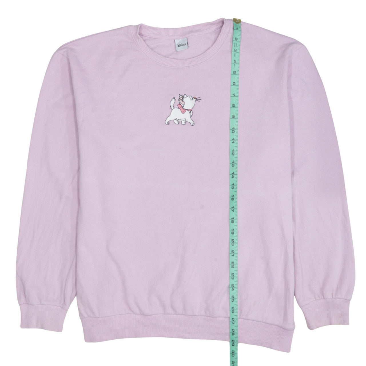 Disney Women Lilac Marie Aristocats Sweatshirt 100% Cotton M