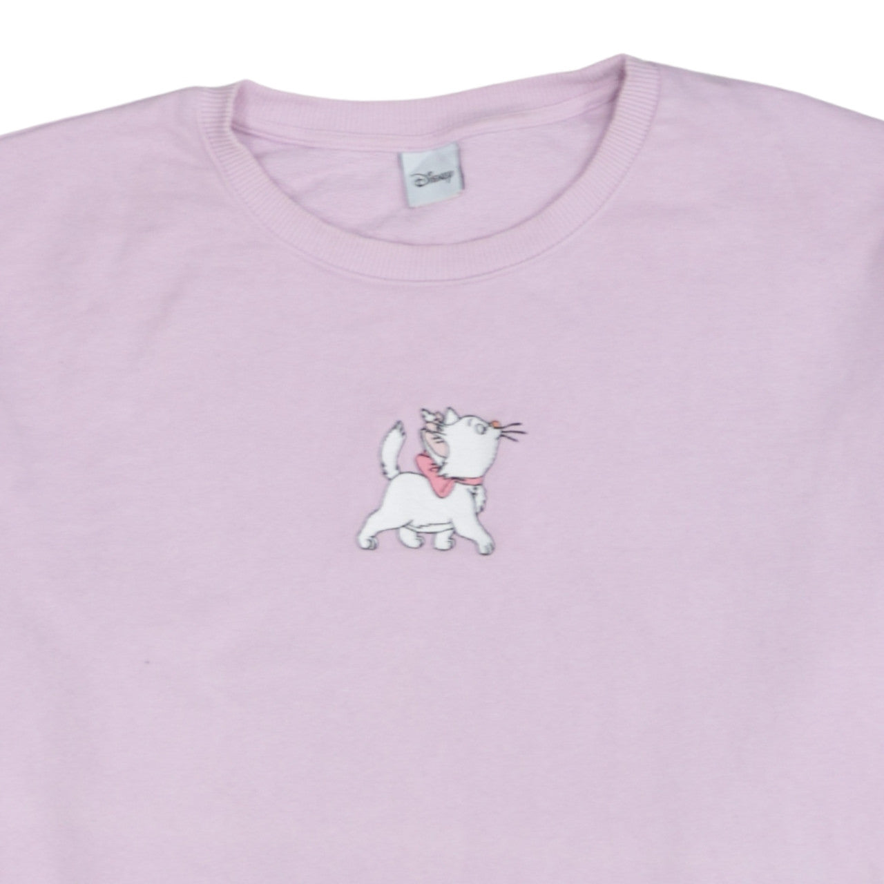 Disney Women Lilac Marie Aristocats Sweatshirt 100% Cotton M