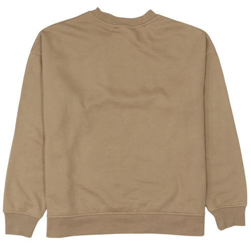 Disney Chipmunk University Brown Sweatshirt Women M Graphic Pullover